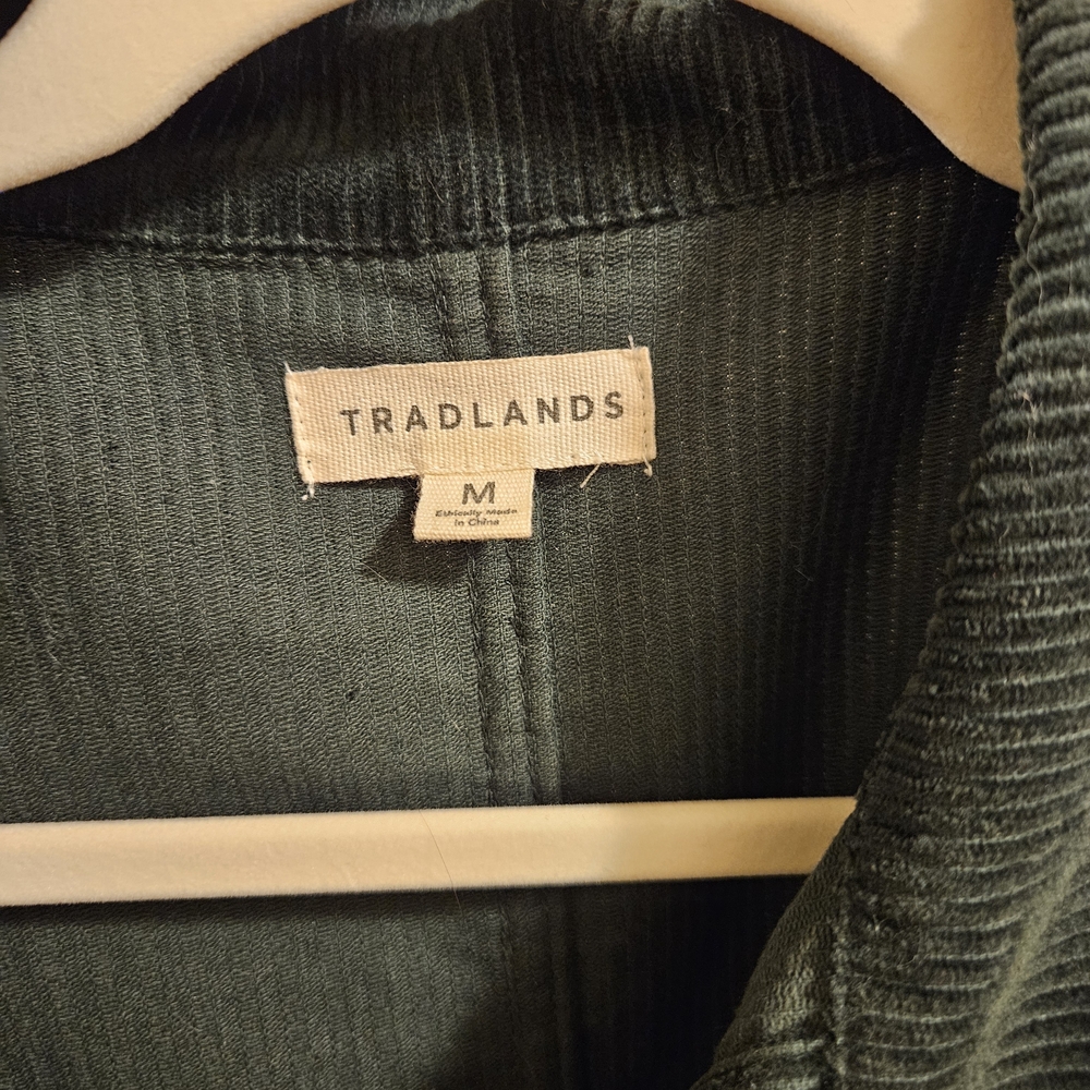 Tradlands Forest Green Corduroy Utility Jacket - Picture 5 of 8